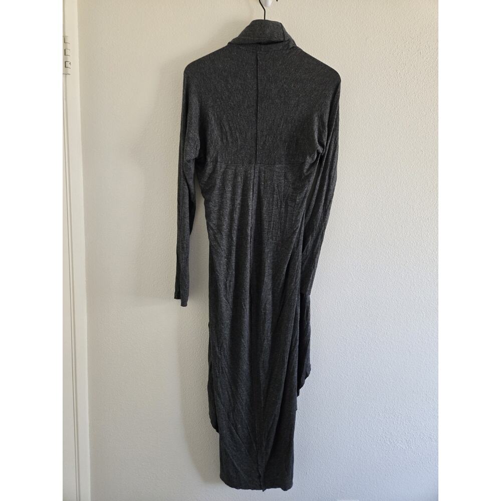 Dolan Left Coast Anthropologie XL Duster Drape Cardigan Gray Long Boho Coastal - Picture 3 of 6